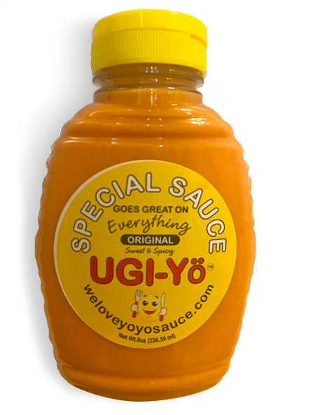 UGI-Yo Sauce bottles