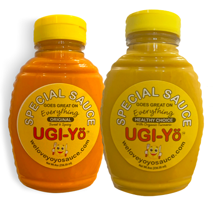 UGI-Yo Sauce bottles