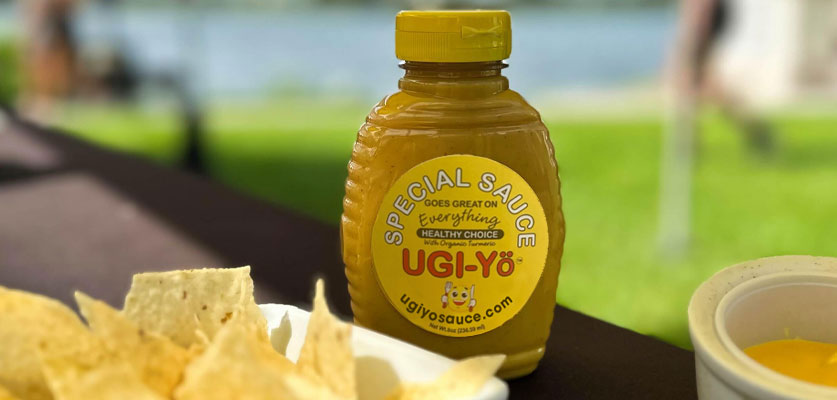 UGI YO Sauce with chips