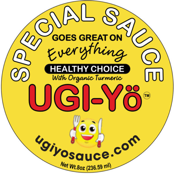 ugi-yo sauce bottle label